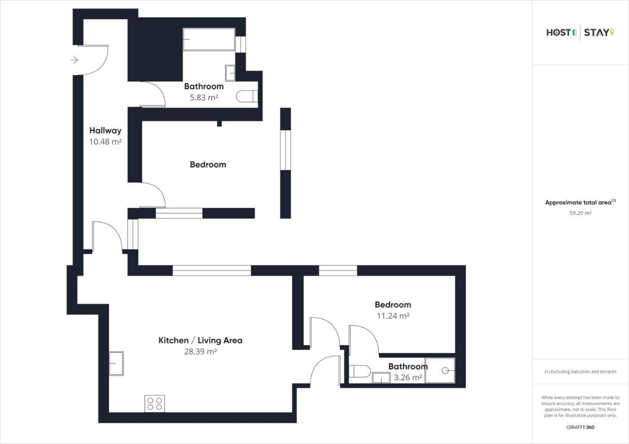 Host & Stay - Clarendon Apartments Redcar Bagian luar foto